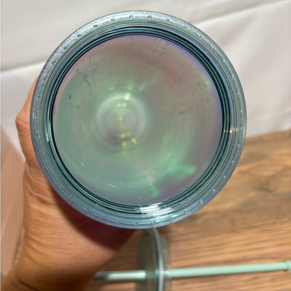 Starbucks Frosted Tumbler with‎ Green Straw - Picture 4 of 5